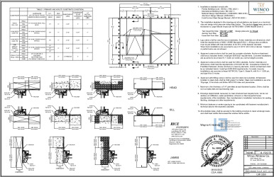 PR Instl Docs FL47556 R0 II WKH - 3250 Combo Fixed - D-Missile - Install - F-Clip Stamped Drawings 0-03-25