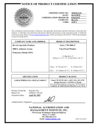 PR CERTIFICATE FL47585 R0 C CAC VR3000-6 STEPDOWN