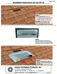 PR Instl Docs FL4763 R3 II UV-15 Installation Instructions