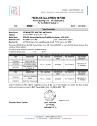 PR TECH DOCS FL47705 R1 AE RTS-430I JUMBO FIXED WINDOW-PA EVR