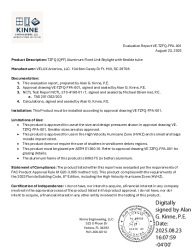 PR TECH DOCS FL47757 R0 AE COI EVALUATION REPORT VE-TZFQ-FPA-001