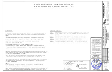 PR INSTL DOCS FL47759 R0 II XLB-80 THERMAL BREAK WINDOW LMI FL47759 AD25-36 REV 08.22.2025  SS
