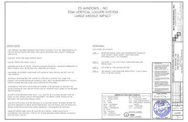 PR INSTL DOCS FL47774 R0 II ESW-VERTICAL LOUVER SYSTEM FL47774 AD25-40 REV 08.25.2025-SS