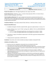 PR TECH DOCS FL47804 R0 AE ACE-PER-1137 REV0 SERIES 190 SH SS