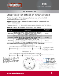 PR Instl Docs FL47828 R0 II 29ga Rib on battens on plywood