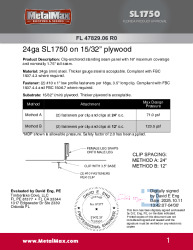 PR Instl Docs FL47829 R0 II 24ga SL1750 on plywood