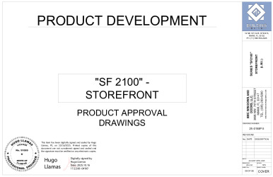 PR INSTL DOCS FL47857 R0 II 25-0158P.5 EMC PRODUCT APPROVALS - SERIES SF2100 - DRAWINGS - SS 10.16.2025