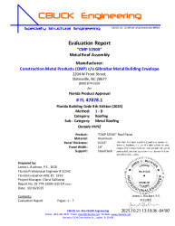 PR TECH DOCS FL47878 R0 AE 1 S2500 032ALUM STEELDECK EVALREPORT