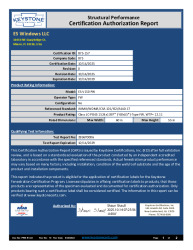 PR CERTIFICATE FL47907 R1 C CAC 875-157 R0-60X55 AAMA