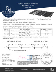 PR Instl Docs FL47981 R0 II 26ga High Rib on 18ga Purlins