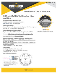 PR TECH DOCS FL48033 R0 AE 29GA TUFFRIB WALLS 18GA