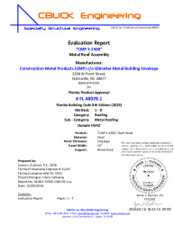 PR Instl Docs FL48078 R0 II 1 S1500 24ga WoodDeck EVALREPORT