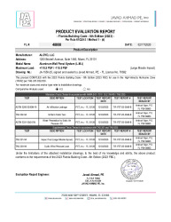 PR TECH DOCS FL48088 R0 AE ALOYD-ROOF PANEL-PA EVR