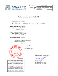 PR Tech Docs FL48157 R0 AE SCE 26-03003 Steel Wood Edge 3-0 O Im Calcs DSS