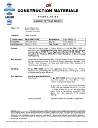 PR TECH DOCS FL48165 R1 TR DMC-009-02-01 REPORT TAS 100 24 GA. DMC 150SS
