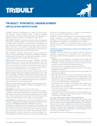 PR INSTL DOCS FL48191 R0 II TB INSTALLATION TBS394