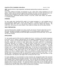 PR INSTL DOCS FL48219 R0 II APEXONE B-SA INSTALL-INSTRUCTIONS-ENG