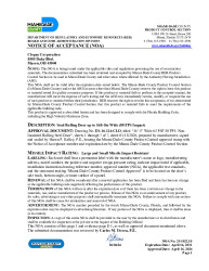 PR TECH DOCS FL48279 R0 AE 16-124 CLOPAY NOA