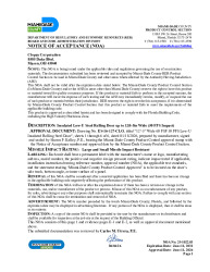 PR TECH DOCS FL48279 R0 AE 16-127 CLOPAY NOA