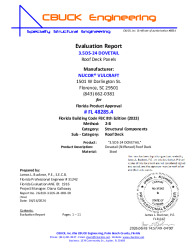PR TECH DOCS FL48285 R0 AE 4 3.5DS-24 STEELROOFDECK EVALREPORT