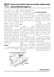 PR INSTL DOCS FL48305 R0 II INSTALLATION INSTRUCTIONS -MERCY BARRIERPLUS 5FT 145G
