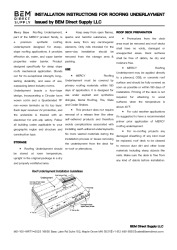 PR INSTL DOCS FL48305 R0 II INSTALLATION INSTRUCTIONS - MERCY BASE 85G