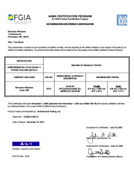 PR CERTIFICATE FL5167 R42 C CAC 43-40 DH 36X74 R-PG50