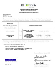 PR CERTIFICATE FL5167 R47 C CAC 07-09 DH TRIPLE (10761) 106X76 PG50