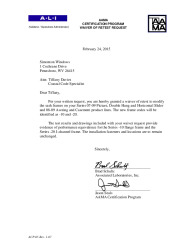 PR CERTIFICATE FL5167 R49 C CAC 07-09-10-20 AND 08-09 -10 -20 WAIVER