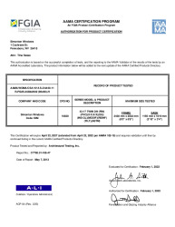 PR CERTIFICATE FL5167 R49 C CAC 43-17 DH TWIN (10820) 96X80 PG25
