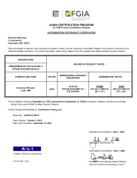 PR CERTIFICATE FL5167 R49 C CAC 43-40 DH (9635) 36X72 PG30
