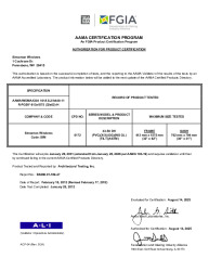 PR CERTIFICATE FL5167 R49 C CAC 43-50 DH (8172)-PG50