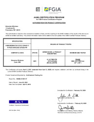 PR CERTIFICATE FL5177 R47 C CAC 41-18 PW TWIN 97X80 (8951)