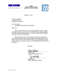 PR CERTIFICATE FL5177 R47 C CAC ACP-05 SIM 07-75 DH HS PW FRAME 07-09