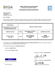 PR CERTIFICATE FL5177 R48 C CAC 43-06 PW (FINLESS)(10382) DP30