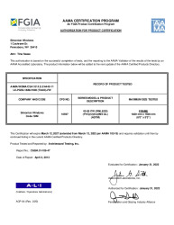 PR CERTIFICATE FL5177 R48 C CAC 43-06 PW (FINLESS)(10597) DP50