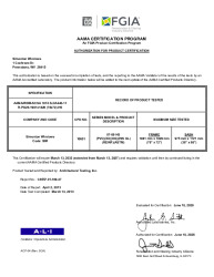 PR CERTIFICATE FL5179 R42 C CAC 07-09 HS (10601) PG20 78X72
