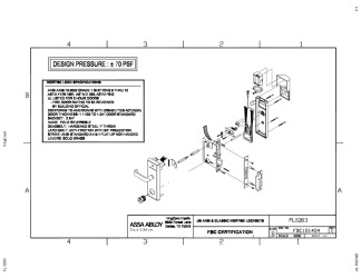 PR Instl Docs FL5263 R6 II Mortise Lockset Installation Instructions