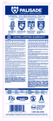PR INSTL DOCS FL5325 R12 II PALISADE LABEL 030322