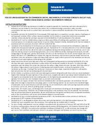 PR INSTL DOCS FL5325 R12 II PALISADE SA-HT INSTALL INSTRUCTIONS