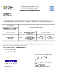 PR CERTIFICATE FL5414 R37 C CAC 41-18 SH TWIN (10599) 73X74 PG50