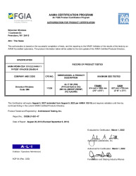 PR CERTIFICATE FL5414 R38 C CAC 43-17 SH (11338) 36X96 PG50
