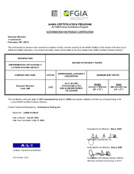 PR CERTIFICATE FL5414 R38 C CAC 43-17 SH (FIN) (9163) 36X76 PG50