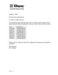 PR INSTL DOCS FL5678 R7 II DISCONTINUED C-CHANNELS