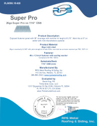PR Instl Docs FL6095 R8 II 26ga SuperPro OSB