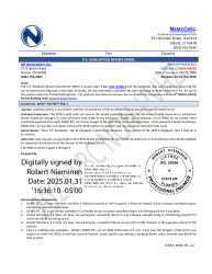 PR Instl Docs FL6276 R12 II 2025 01 31 FINAL PEER-ICP-003.B RTA-1 FL6276-R12