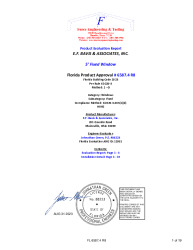 PR Instl Docs FL6587 R8 II 5 ft Fixed Window