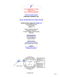 PR Instl Docs FL6596 R7 II 26 Ga. AG Roof Panel