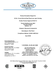 PR TECH DOCS FL6617 R8 AE CURVED SURLOK 24GA ROOF (NON HVHZ)-EVAL REPORT (FBC 2023)