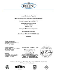 PR TECH DOCS FL6617 R8 AE CURVED SURLOK 24GA ROOF (NON HVHZ)-EVAL REPORT (FBC 2023)